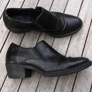 Born leather ankle boots